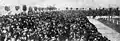 Une tribune de l’Estadio Sportivo Barracas (es) avant l’exploit contre l’Uruguay en 1921.