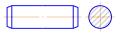 Goupille cylindrique
