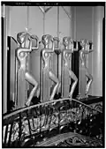 Grand Lobby north wall showing dancing figures[Traduire&nbsp;passage]
