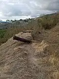 Parapet de la batterie de Duché.