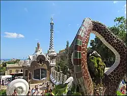 Vue du Parc Güell.