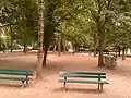 La partie ouest du parc.