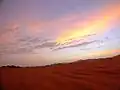 Ciel vespéral.