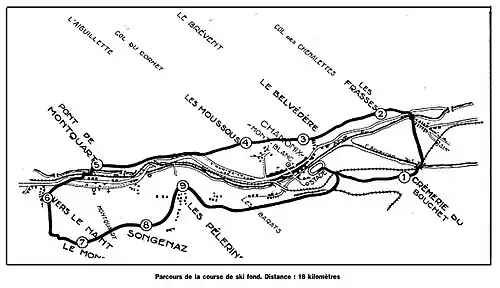 Carte du 18 km