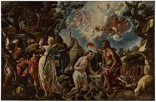 Le Baptême du Christ (1667), musée de Huesca&nbsp;(es).