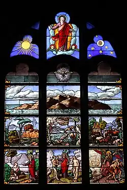 Vitrail de  La Création.