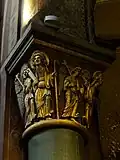 4e&nbsp;arcade, chapiteau côté ouest.