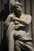 Le Christ à la colonne (détail).