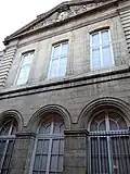 Avant-corps central du bâtiment conventuel côté est.