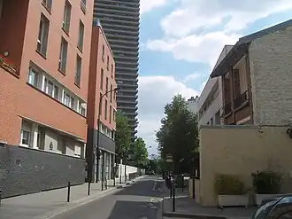 Vue depuis la Rue du Moulin-de-la-Pointe.
