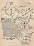 Bataille de Paris : position des troupes vers 16 heures.