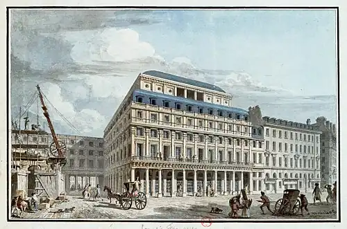 La salle Richelieu à la fin du XVIIIe siècle.