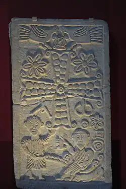 Stèle du VIIe siècle.