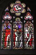 Vitrail de l'église Saint-Germain-l'Auxerrois de Paris, par Laurent-Charles Maréchal.
