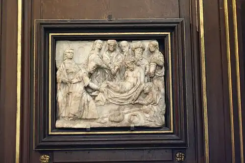 La Mise au tombeau, albâtre, XVIe&nbsp;siècle.