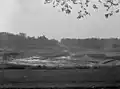 Ouvriers aménageant le lac en 1938