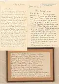 Manuscrits littéraires.