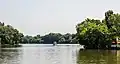 Bateau dans le lac.