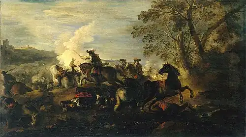 Bataille de Leuze, musée de l'Ermitage, Saint-Pétersbourg.