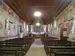L'intérieur de l'église.