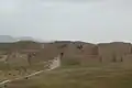 Vue des murs de Nisa