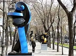 Paseo de Recoletos.