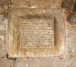 Épitaphe (1196) pour Bertrand de Villelonque