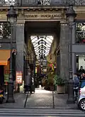 Entrée du passage, boulevard Montmartre.