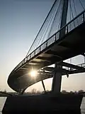 Passerelle vue de Kehl