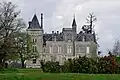 Le Châtelard, vu de l'ouest, en 2012.