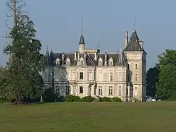 Le Châtelard, vu du nord-est en 2012.