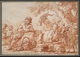 Berger avec sa famille et des chèvres, Metropolitan Museum of Art