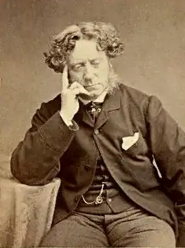 Le peintre Joseph Noel Paton, 1866.