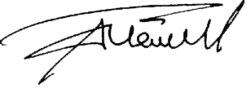 signature de Borys Paton