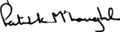 Signature de Patrick Mclaughlin