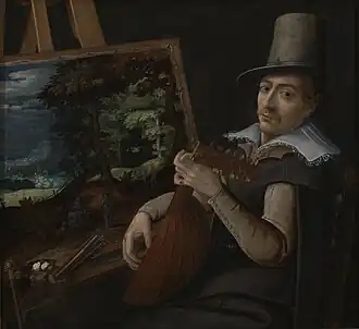 Autoportrait, Paul Bril, vers 1595-1600