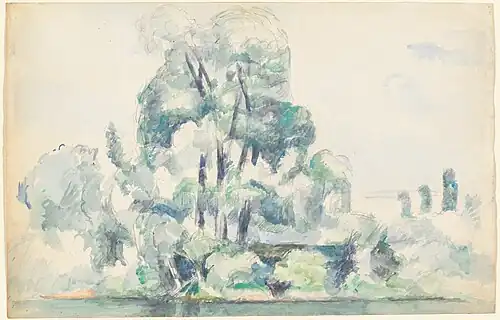Les Berges de la Seine à Médan (1880-1885).Collections de la National Gallery of Art.