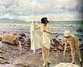 Scène de baignade - Les Baigneuses (1916)