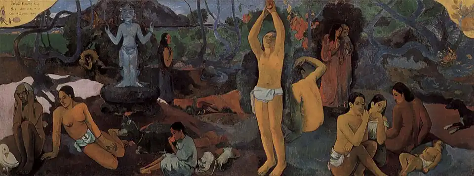 D'où venons-nous ? Que sommes-nous ? Où allons-nous ? (1897-1898)musée des beaux-arts de Boston.