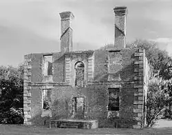 Vestiges de la maison de Paul Hamilton