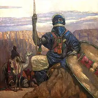 Touareg assis. Collection Institut de France (Académie des Beaux-Arts)