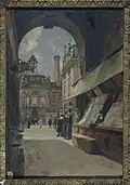 Paul Schaan, Le passage Vérité et la place de Valois, 1897.