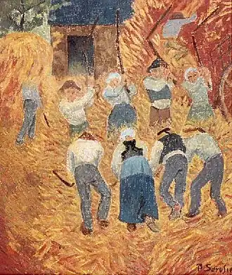 Batteurs de blé noir, 1919 – Musée des Beaux-Arts de Brest, Brest.