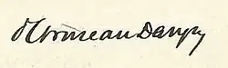 signature de Paul Thureau-Dangin