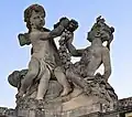 Enfants aux fleurs, allégorie du printemps