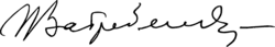 signature de Pavlo Zahrebelnyï