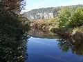 Le ruisseau de la Friponne près du Centre d'interprétation