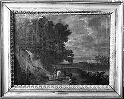 Paysage arrosé par une rivière, de Vadder, XVIIe&nbsp;siècle : œuvre recherchée.