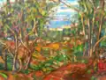 Paysage du Midi (Hauts de Cagnes), c.1933, huile sur toile, 73&nbsp;×&nbsp;92&nbsp;cm, collection privée.