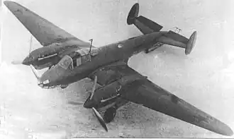 Vue de l'avion.